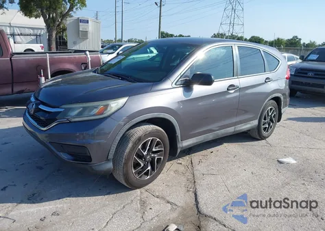 2016 Honda Cr-V Se из США, поврежденный, VIN 2HKRM3H43GH522168